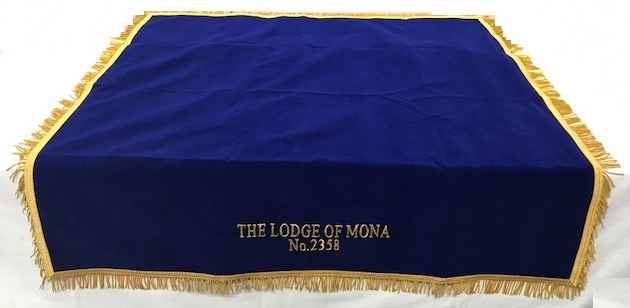 Table Cover with Lodge Name & Number - Click Image to Close